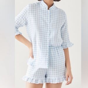 NEVER WORN Sleeper Gingham Pajamas